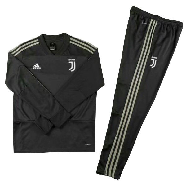 Chandal Niños Juventus 2018/19 Negro Gris